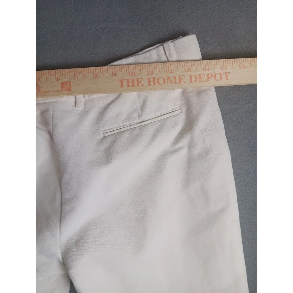 Gucci Men’s Ivory Silk Blend Dress Pants IT 44 Slim Tailored Made in Italy